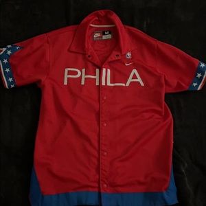 Philadelphia 76ers warmup.